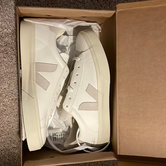 Veja Shoes - White/cream Veja sneakers. Hard to find in stock. Brand new with tags and box